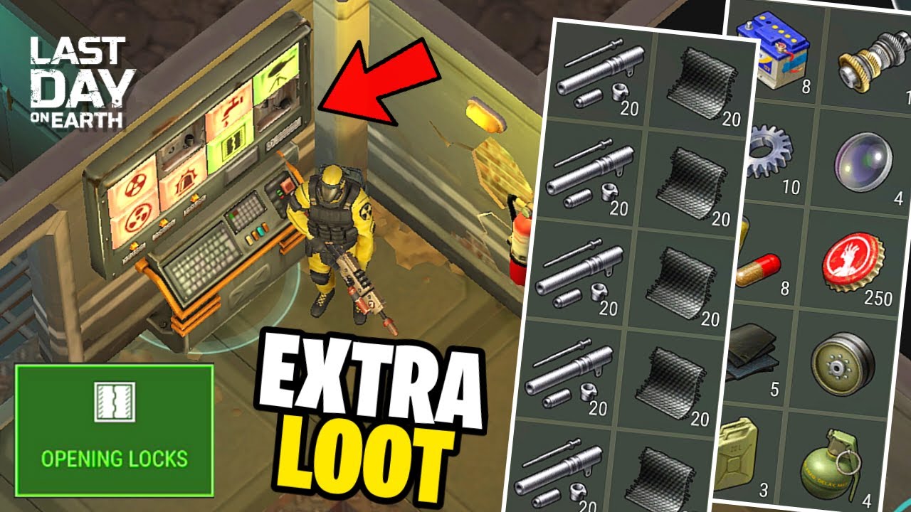 BUNKER BRAVO SECRET LOOT! How To Opening Locks Terminals - Last Day on Earth: Survival