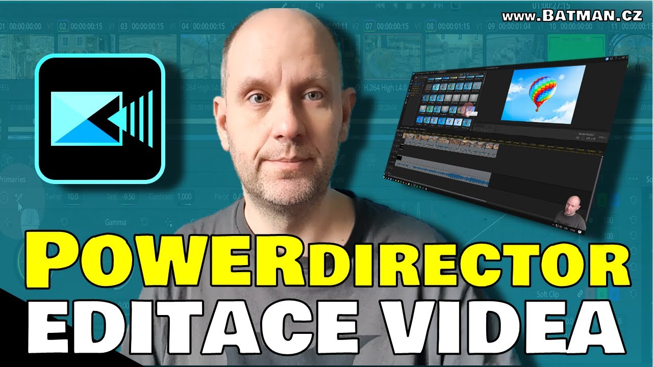 Cyberlink Powerdirector - základy editace videa (jak udělat video)