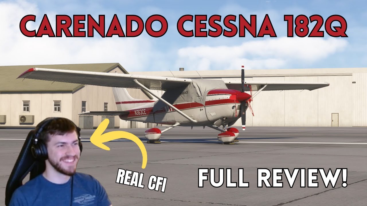 Real Flight Instructor vs Carenado Cessna 182Q | Full VFR Flight & Review &ndash; MSFS 2024