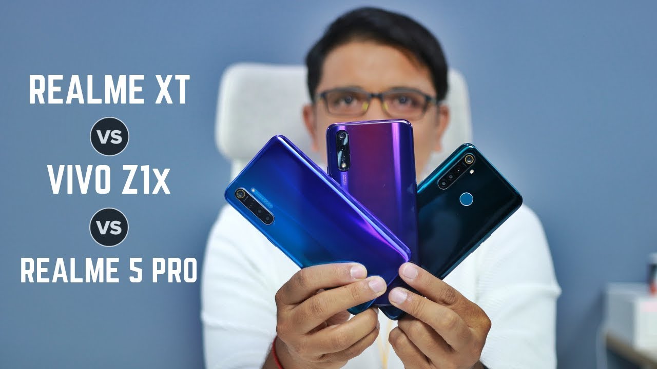Realme XT Vs 5 Pro Vs Vivo Z1X - What should you Buy