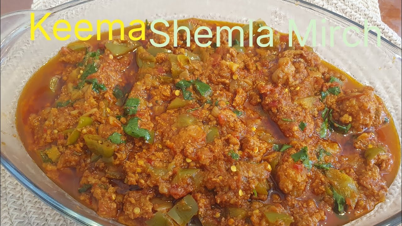 Keema shimla mirch ki intihai asan or mazedar recipe //