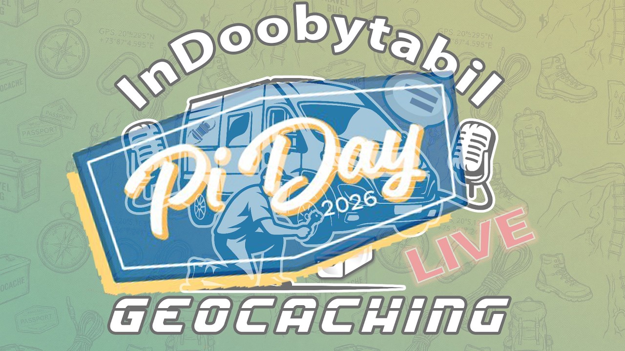 PI day SPECIAL  [ InDoobytabil Geocaching LIVE 08 ]