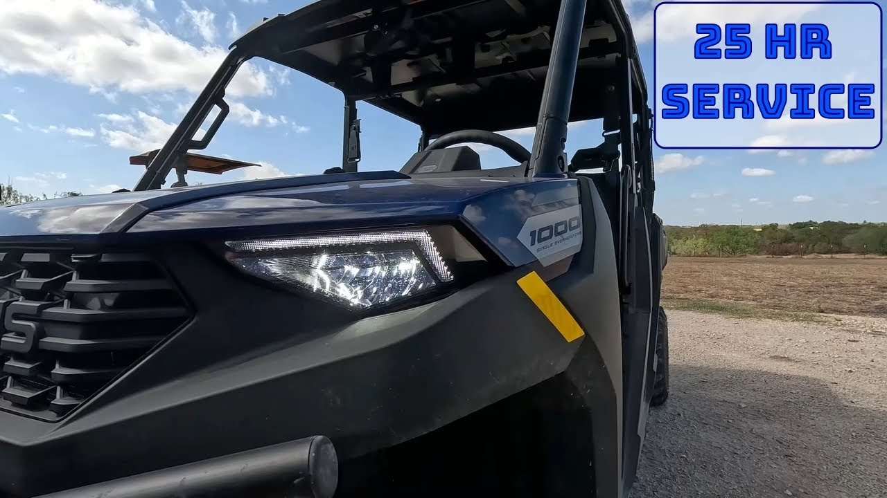 Polaris Ranger 1000. Первое 25-часовое обслуживание. Как это сделать!
