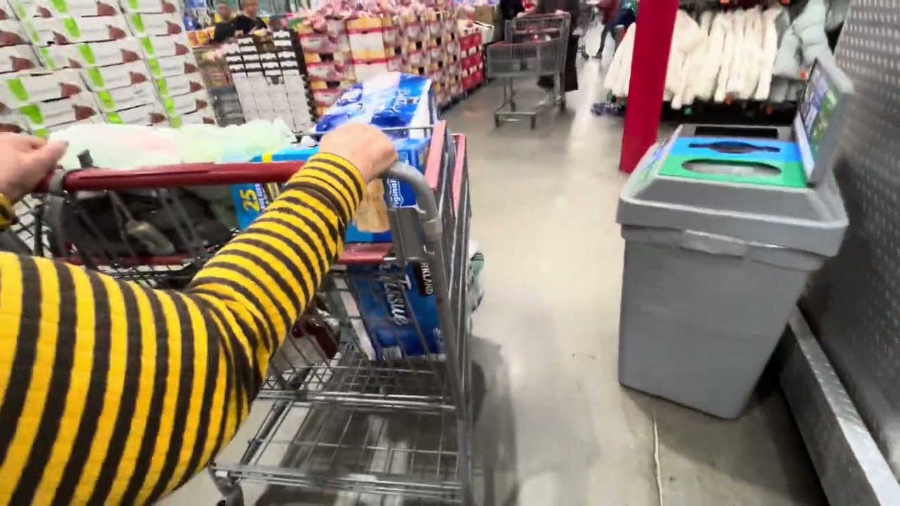 Comprando las cosas para el Pavó