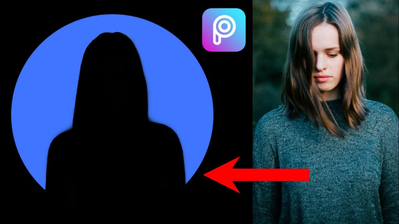 HOW TO MAKE BLACK LOGO IN PicsArt