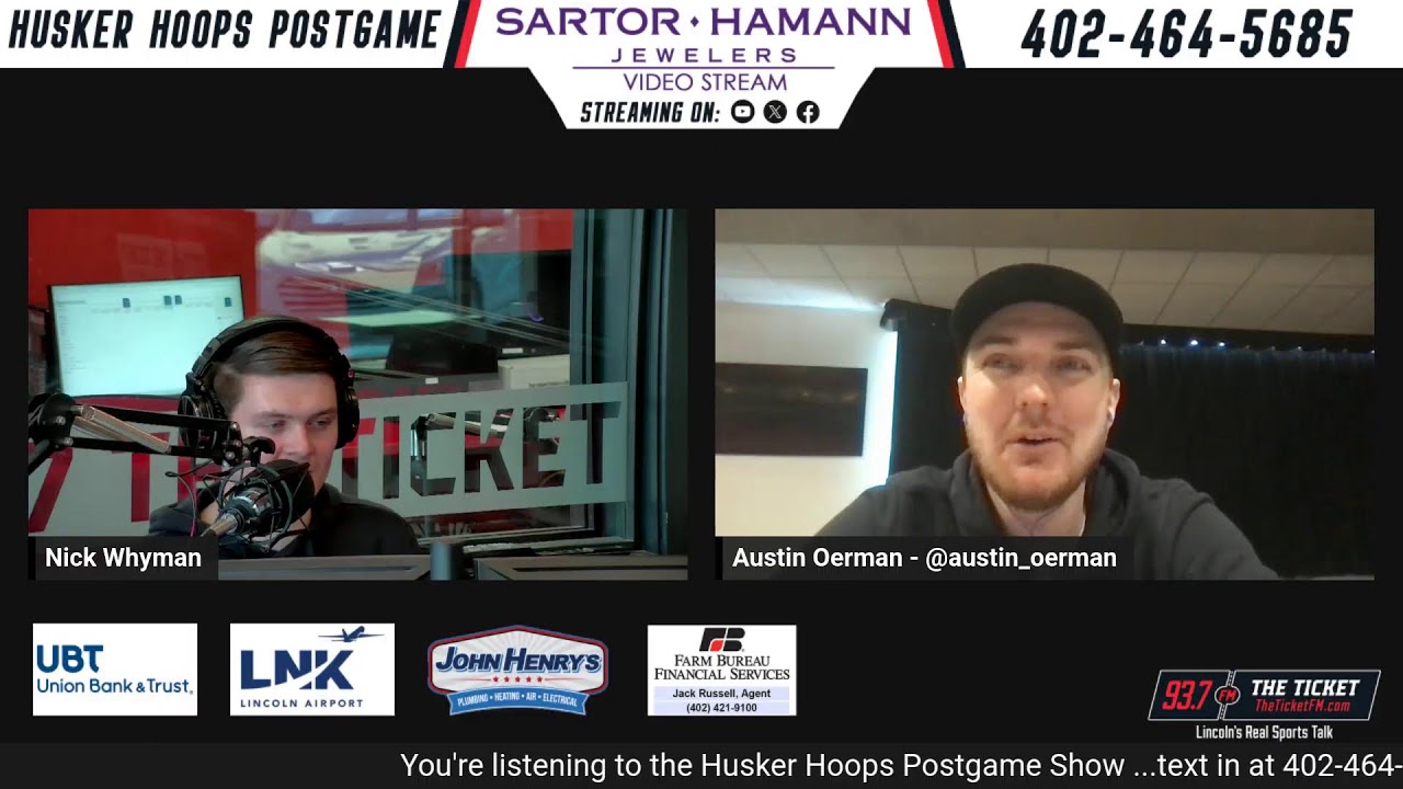 Nebraska Men's Basketball Postgame Show: vs. Penn St. - February 21st, 2026