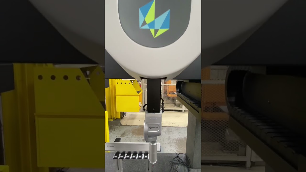 New HEXAGON Coordinate Measuring Machine on our shop floor! #manufacturing #inspection #machining