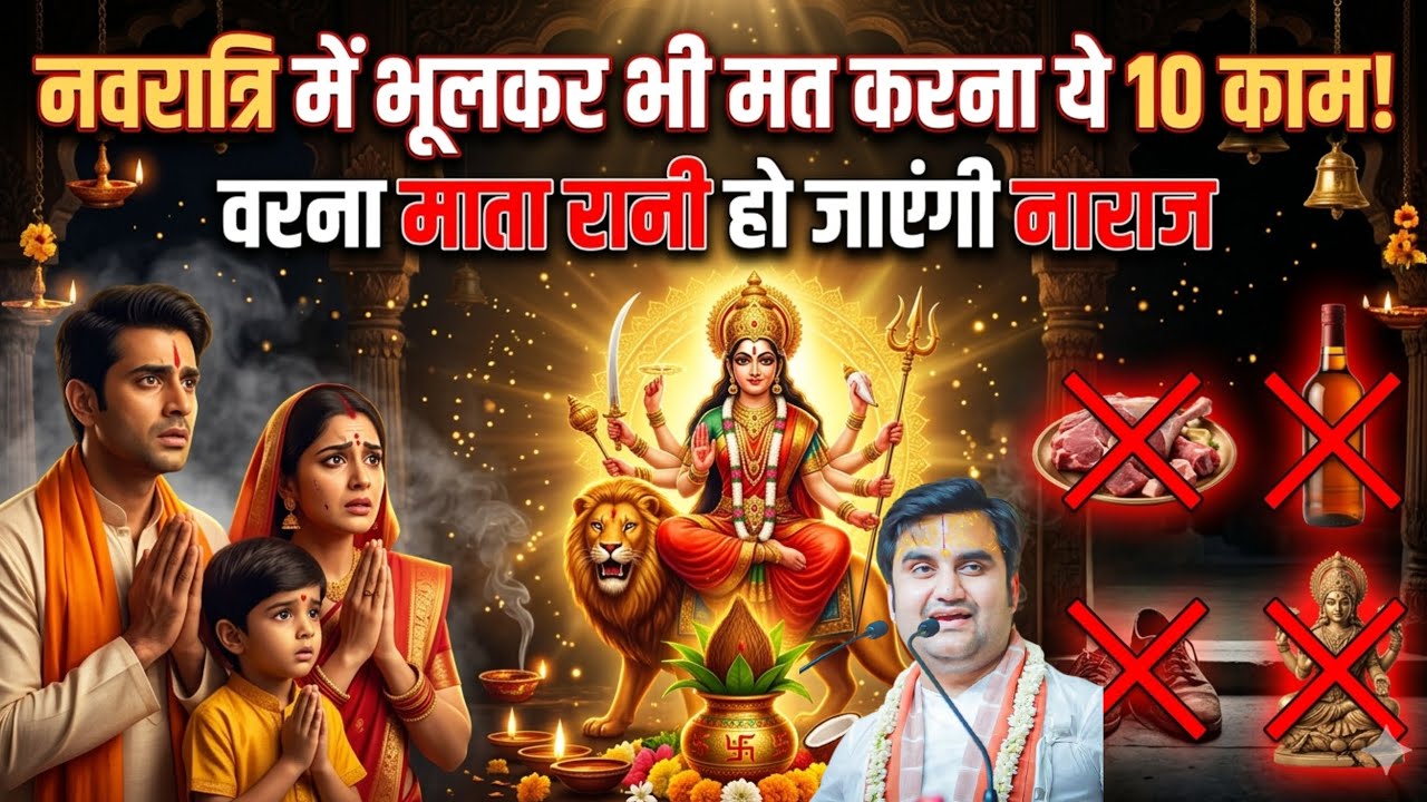 चैत्र नवरात्रि के 9 दिनों में😱महिलाएं भूलकर भी मत😱करना ये 10 काम वरना आजीवन पड़ेगा रोना Navratri