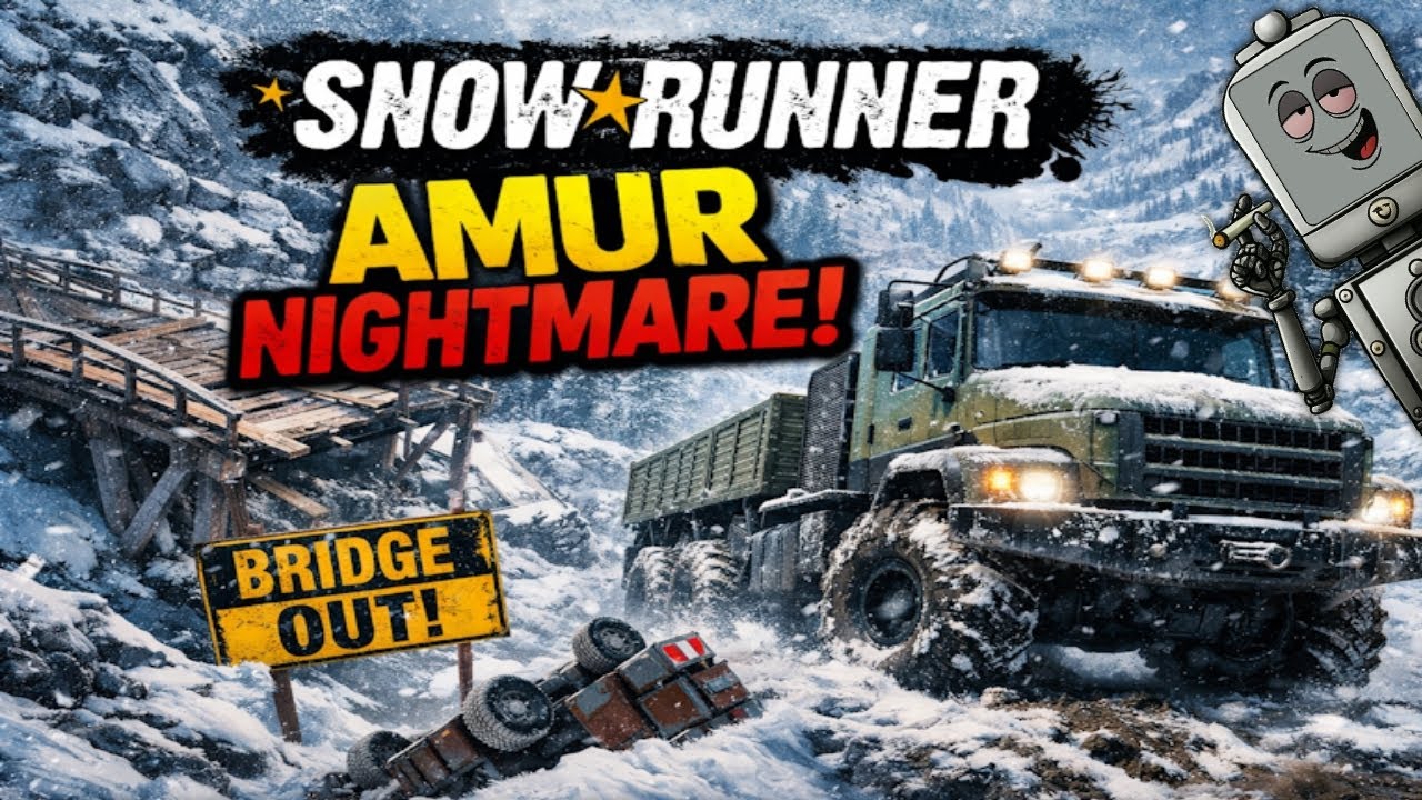 SnowRunner Amur Gameplay | The Hardest Map Ain't Broke Me Yet!