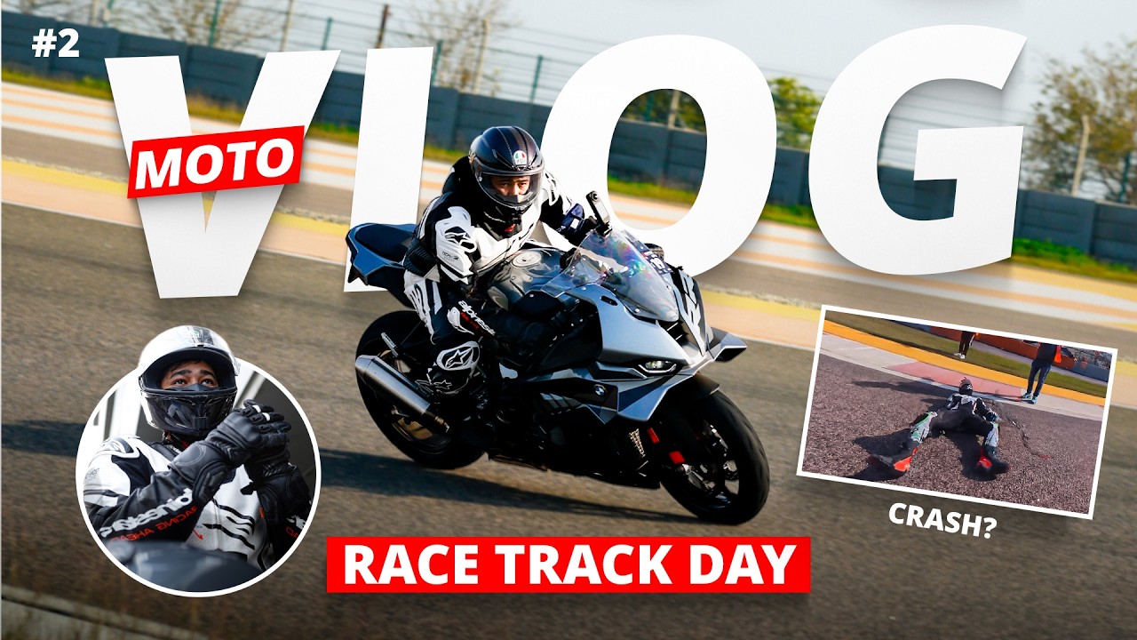 MY FIRST TRACK DAY EXPERIENCE 😱 | MOTO VLOG #2