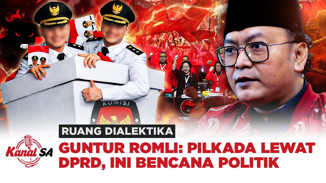 Walau Sendiri di DPR, PDI Perjuangan Bulatkan Tekad Tolak Pilkada Lewat DPRD | Guntur Romli