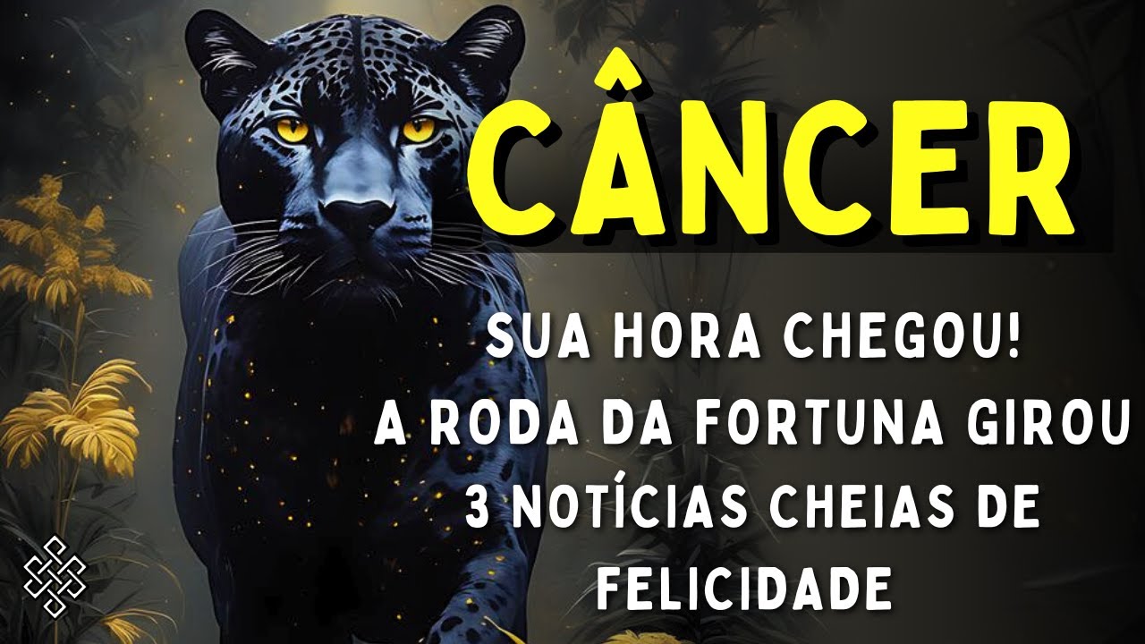 CÂNCER ♋SUA HORA CHEGOU! VOU TE CONTAR TUDO😱 SENTA E RESPIRA🔥3 NOTÍCIAS CHEIAS DE FELICIDADE ESPERAM