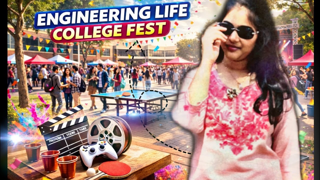 మా కాలేజ్ ఫెస్ట్ – అసలు హైలైట్ ఇదే!? Asalu m ayindi..⚡❤️‍🔥🤷#college college#b-tech#friends