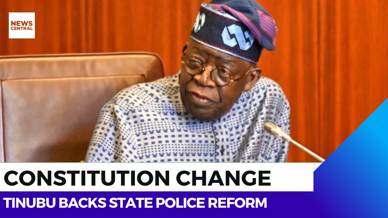 Constitution Amendment: Tinubu Backs State Police Reform