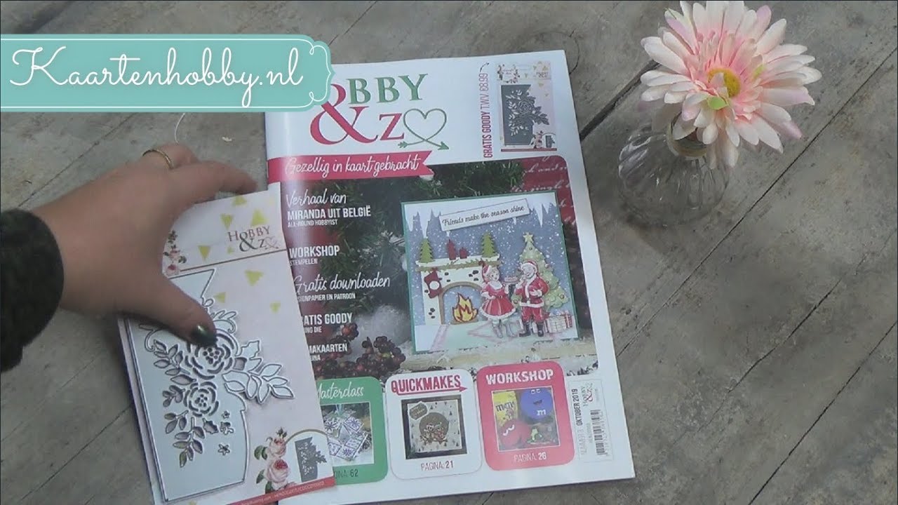 Uitpakken Hobby en Zo 3 Glossy magazine kaarten maken