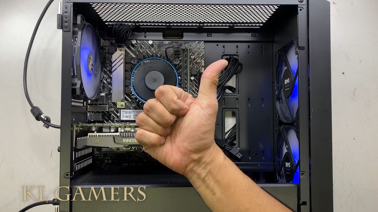 intel Core i5 12400F ASUS PRIME H610M-A WIFI D4 INNO3D GTX1650 1080P Gaming PC Build