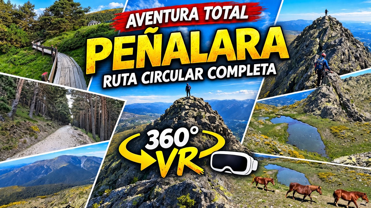 360º VR Montaña Peñalara  – Ruta Circular Completa por Dos Hermanas, Pico y Lagunas