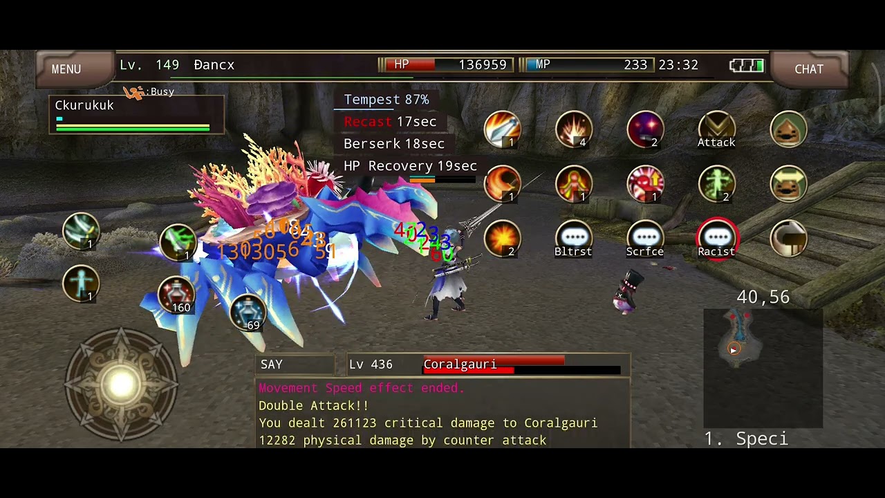 Iruna Online - Coralgauri (Gladiator)