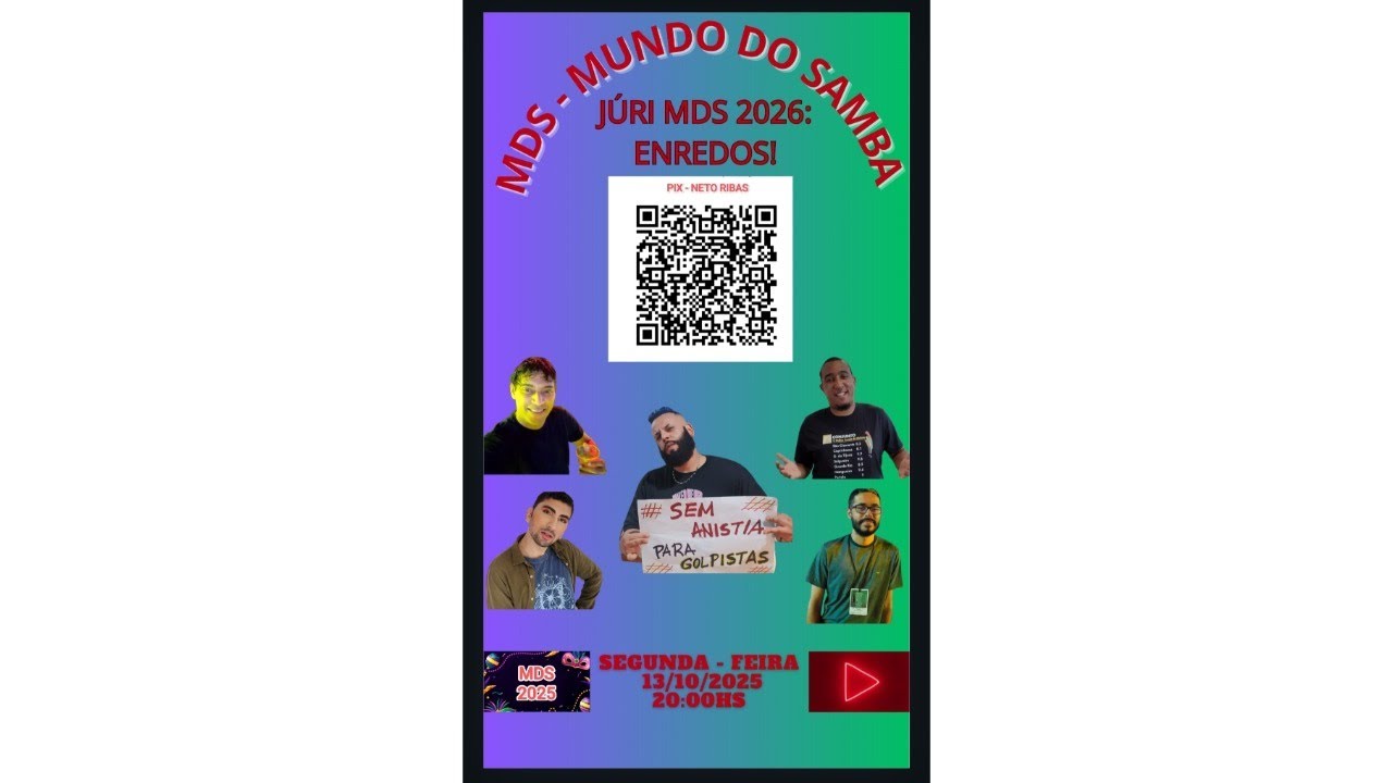 MDS CARNAVAL 2026 - J&Uacute;RI MDS: ENREDOS GRUPO ESPECIAL - NETO RIBAS!
