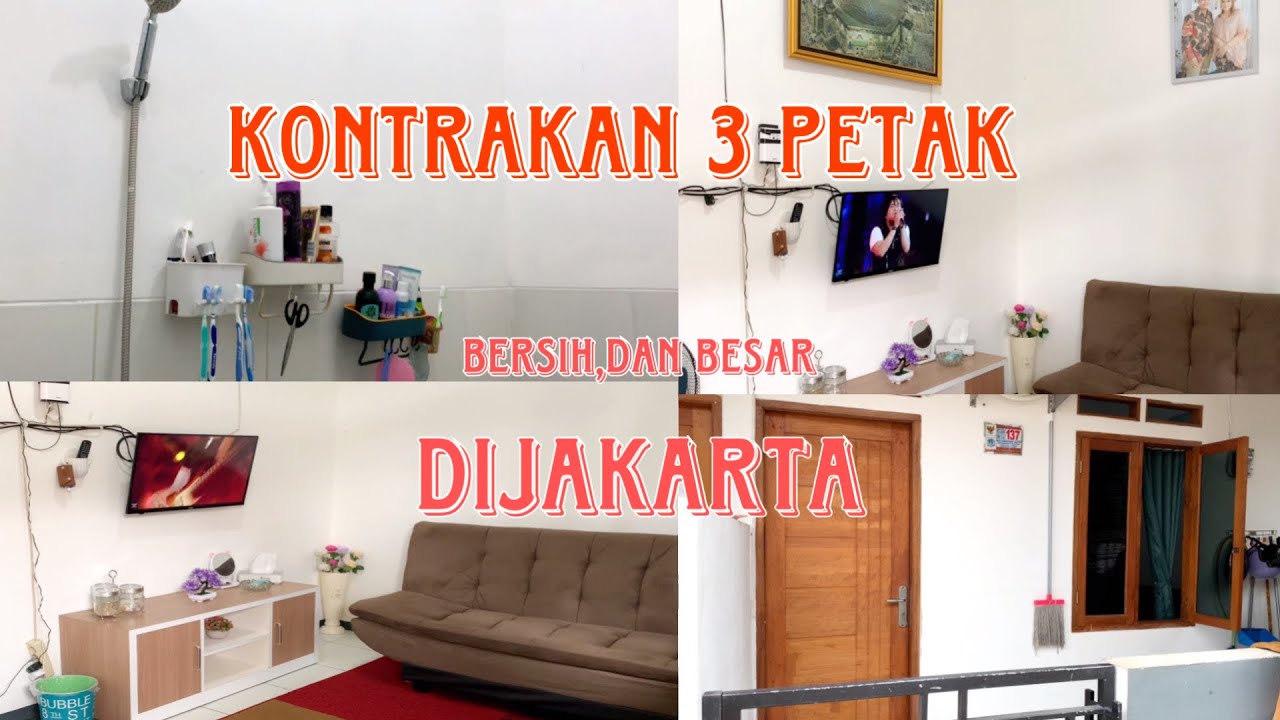 REVIEW KONTRAKAN 3 PETAK DIJAKARTA || KONTRAKAN BERSIH DAN RAPIH