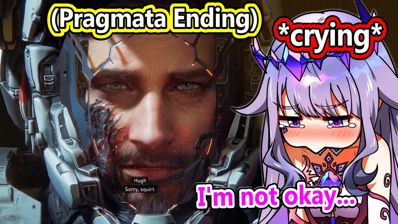 Biboo Cried at Pragmata Ending, it made her Sad...