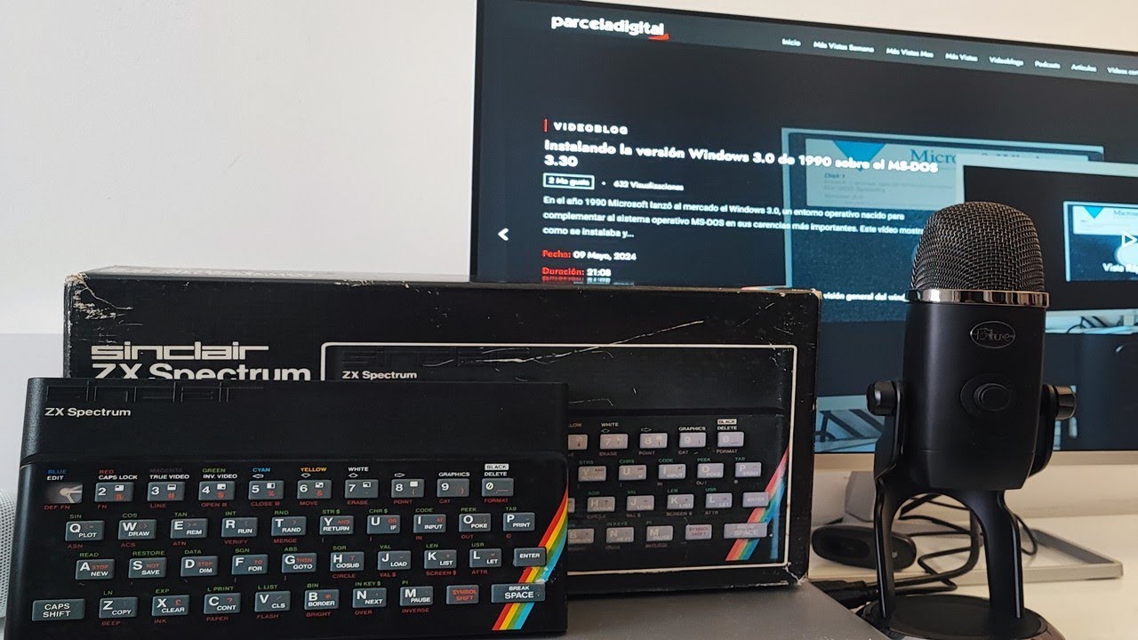 Así es un ZX Spectrum 16K de Sinclair de 1982