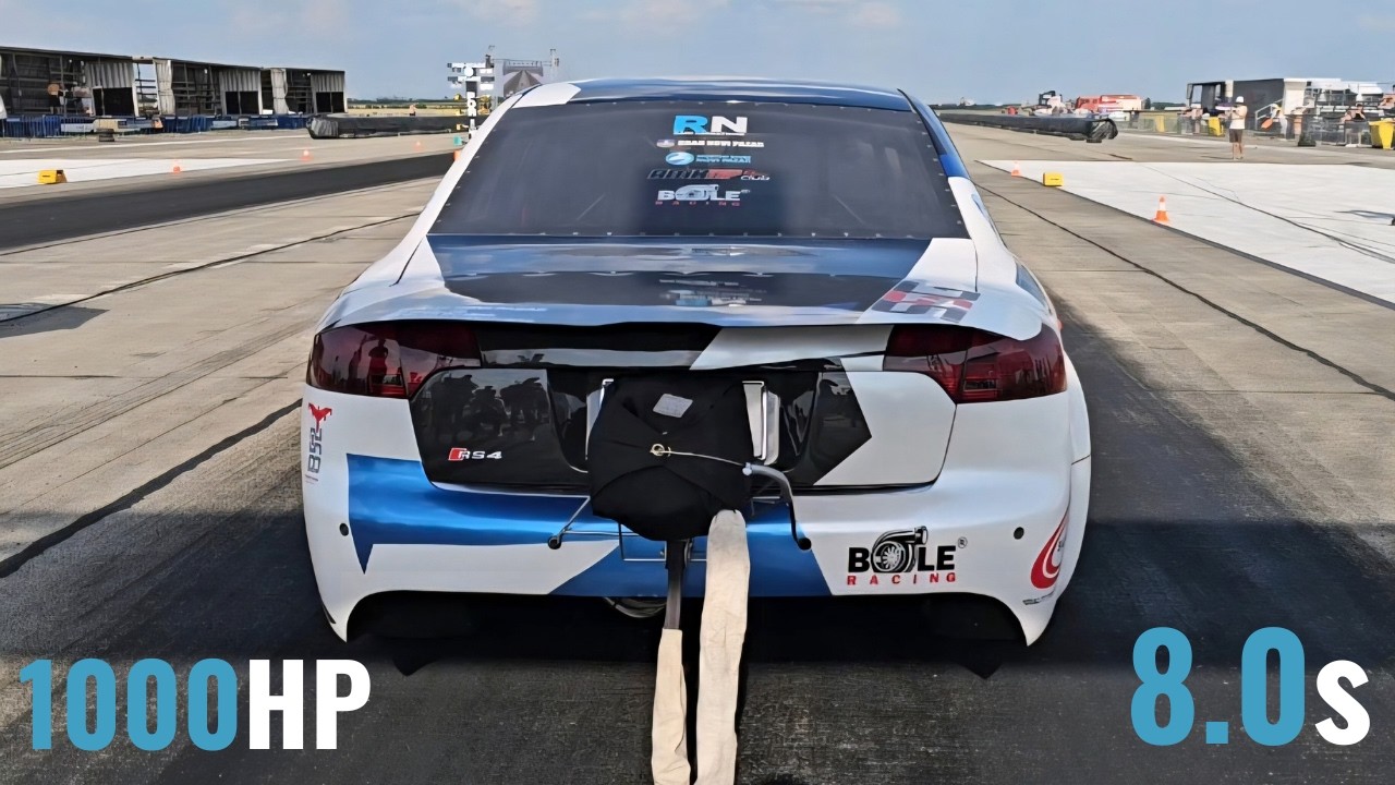 AUDI RS4 Turbo 1000 л.с. - 8.0 с