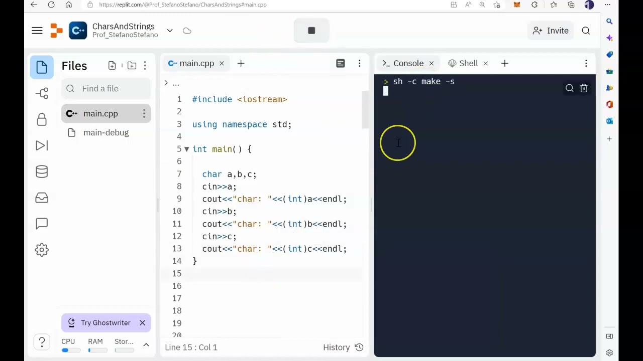 C++ - char & string - pt.1