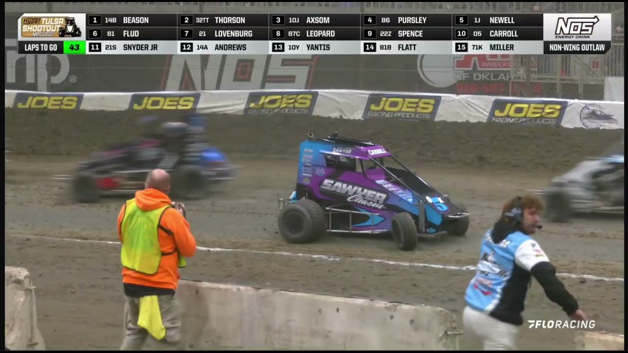Tulsa Shootout 1/3/26 | Non-Wing Outlaw A-Main #433 | FloRacing Coverage Cash Lovenburg