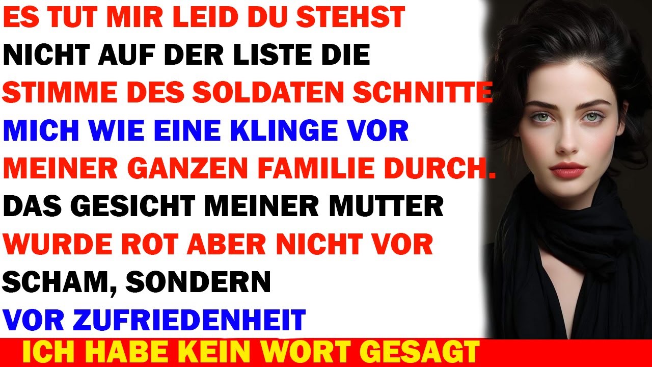Bei der Zeremonie meines Bruders war ich nicht eingeladen – bis der Kommandant sagte Willkommen Majo