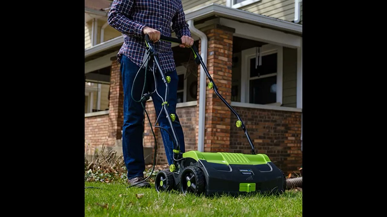 Earthwise DT71613 13 Amp 16 Inch Corded Electric Dethatcher