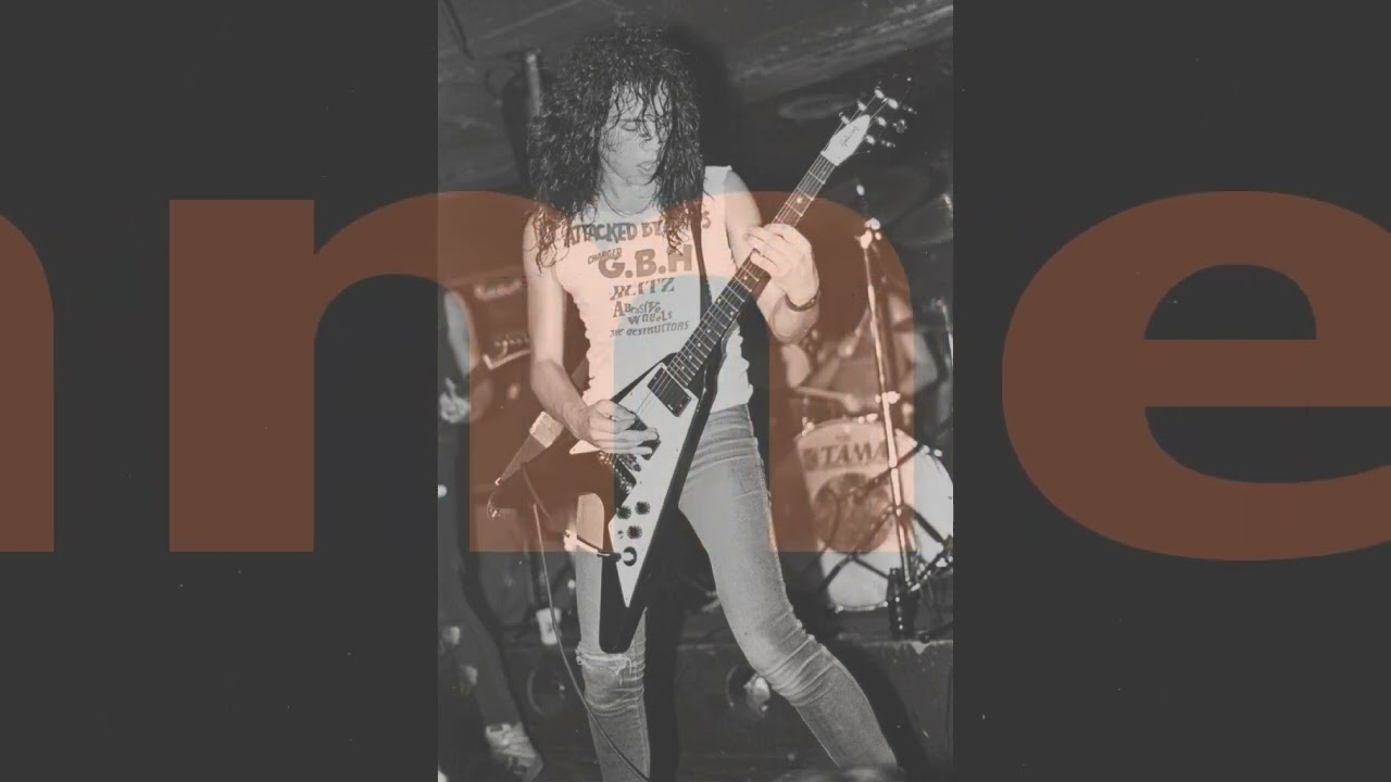Metallica - Kirk Hammett plays Hit the Lights guitar solo メタリカ