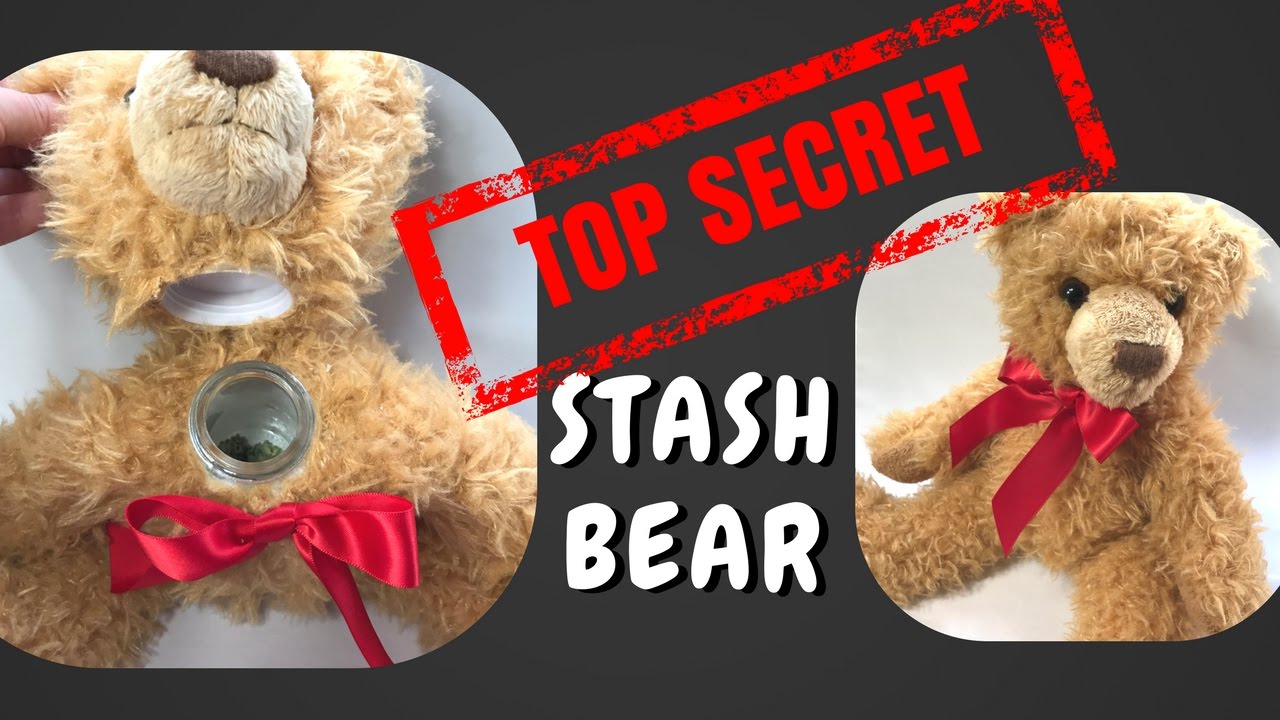 Stoner Crafts: Secret Teddy Bear Stash Jar DIY