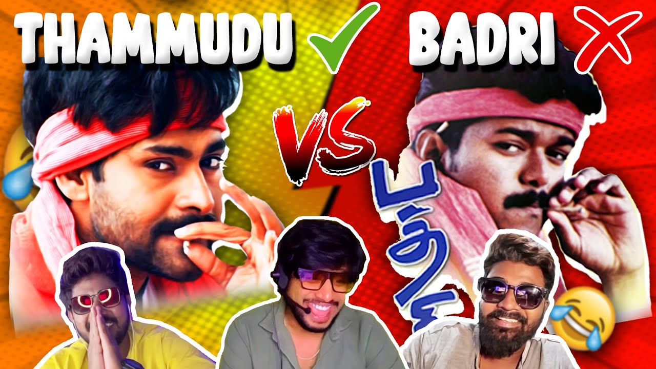 THAMMUDU🔥 vs BADRI 🤢(Tamil) | Power Star Pawan Kalyan | Vijay Thalapathy #dabbaconnects