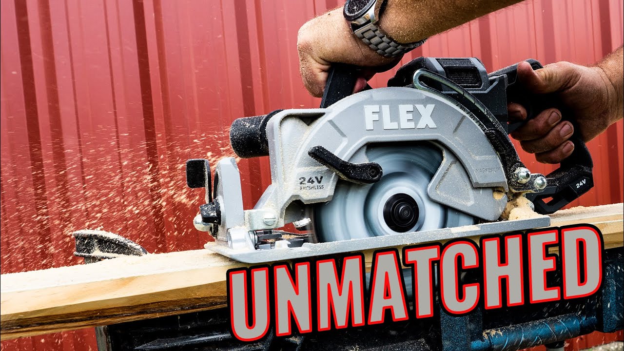 24-VOLT BRUSHLESS FLEX FX2141R Rear Handle Circular Saw Review