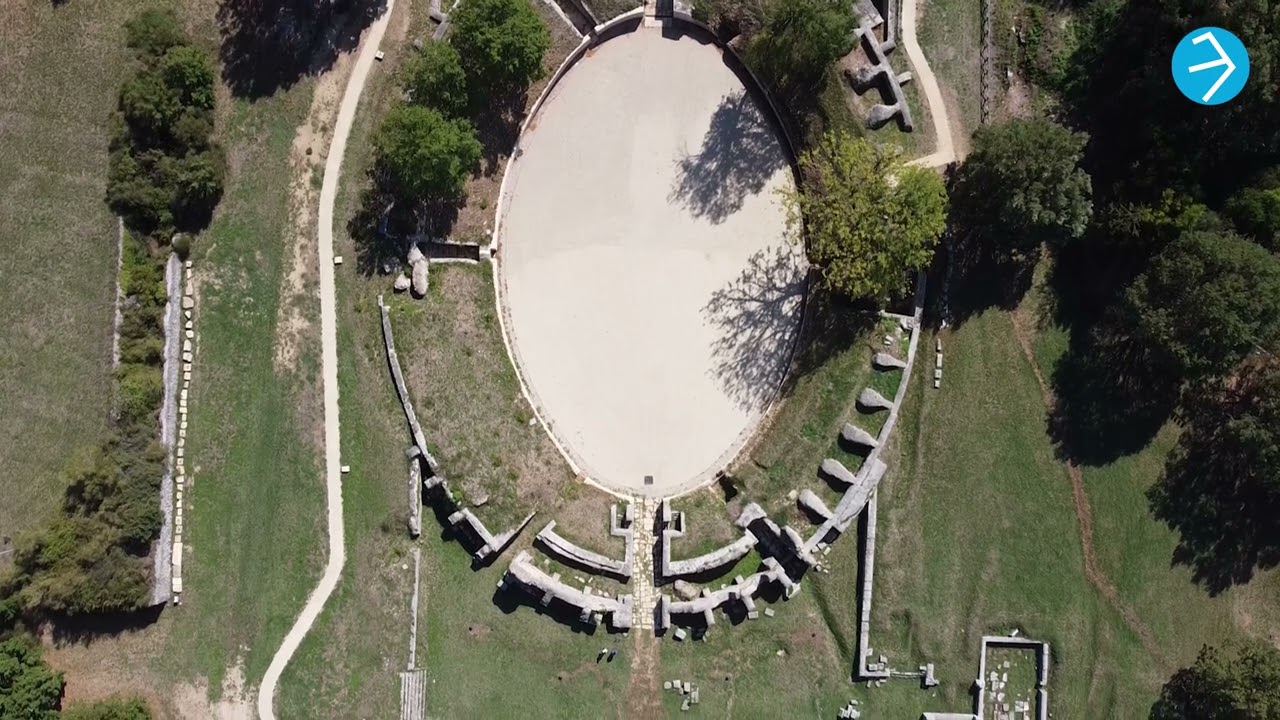 Carsulae, Italia | Walking Tour dell'area archeologica in 4K con sottotitoli (Umbria antica)