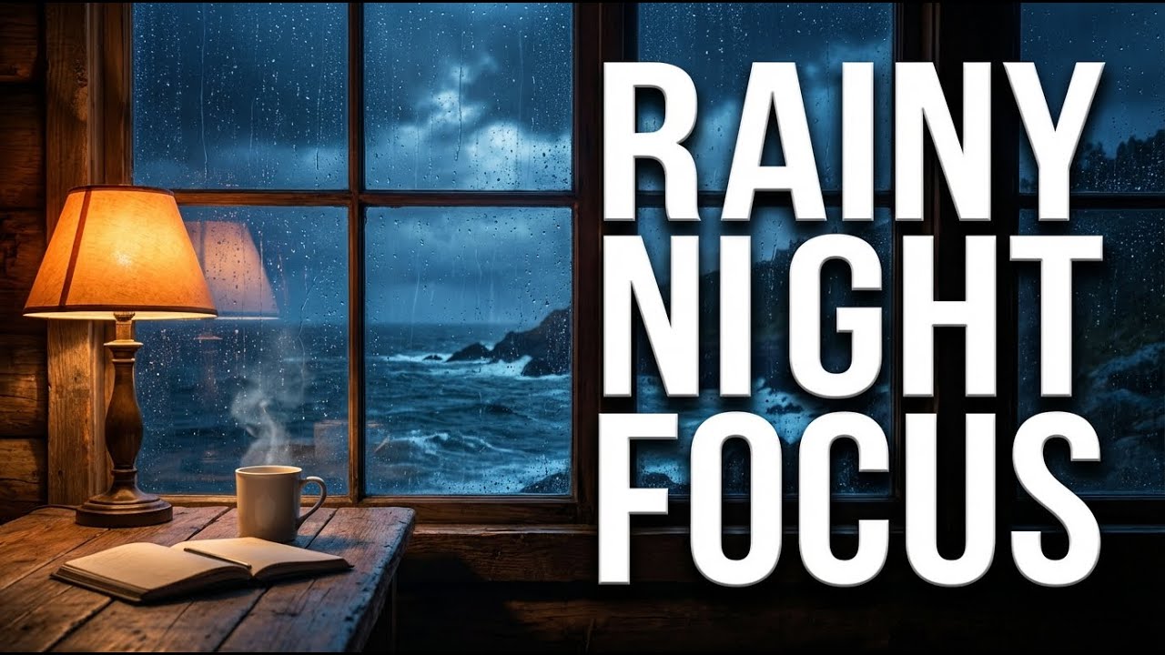 Just You  The Rain  Cozy Lofi for Peaceful Nights