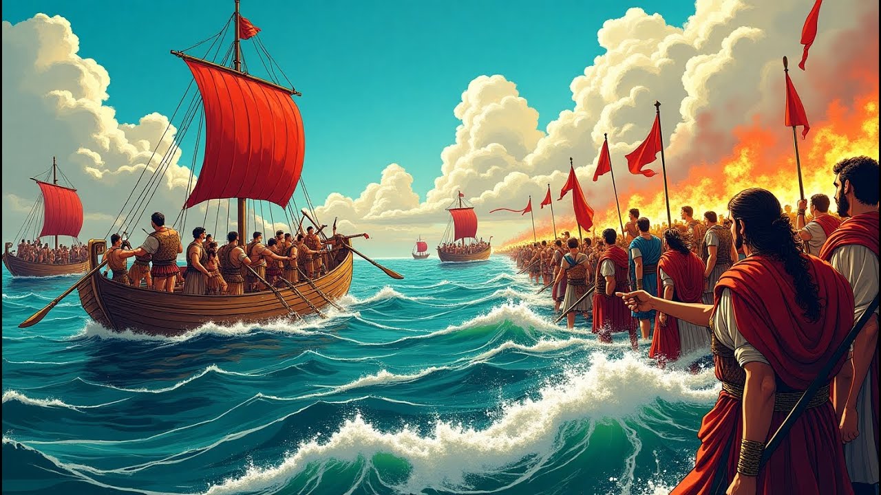 De Slag bij Actium: Hoe Octavianus Cleopatra en Marcus Antonius versloeg - Historische documentaire