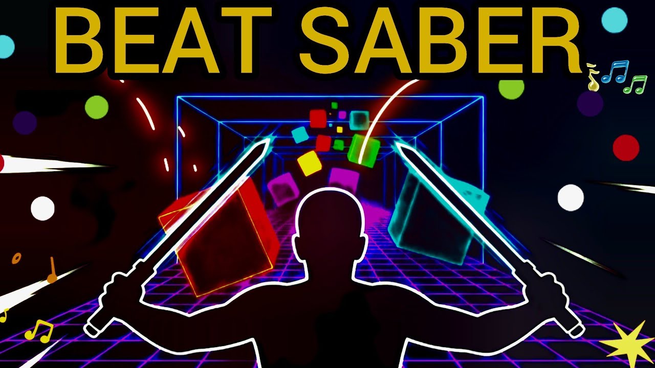 Захватывающая интерактивная разминка в стиле Beat Saber | Вирусная интерактивная неоновая ритм-игра