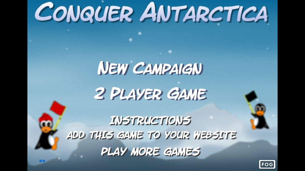 Conquer Antarctica Gameplay | Old Flash Game (Campaign Completed)