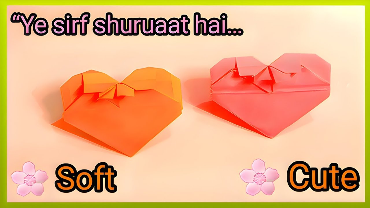 How To Make Paper heart | Origami Craft  | Origami | Origami Paper | Origami Easy |