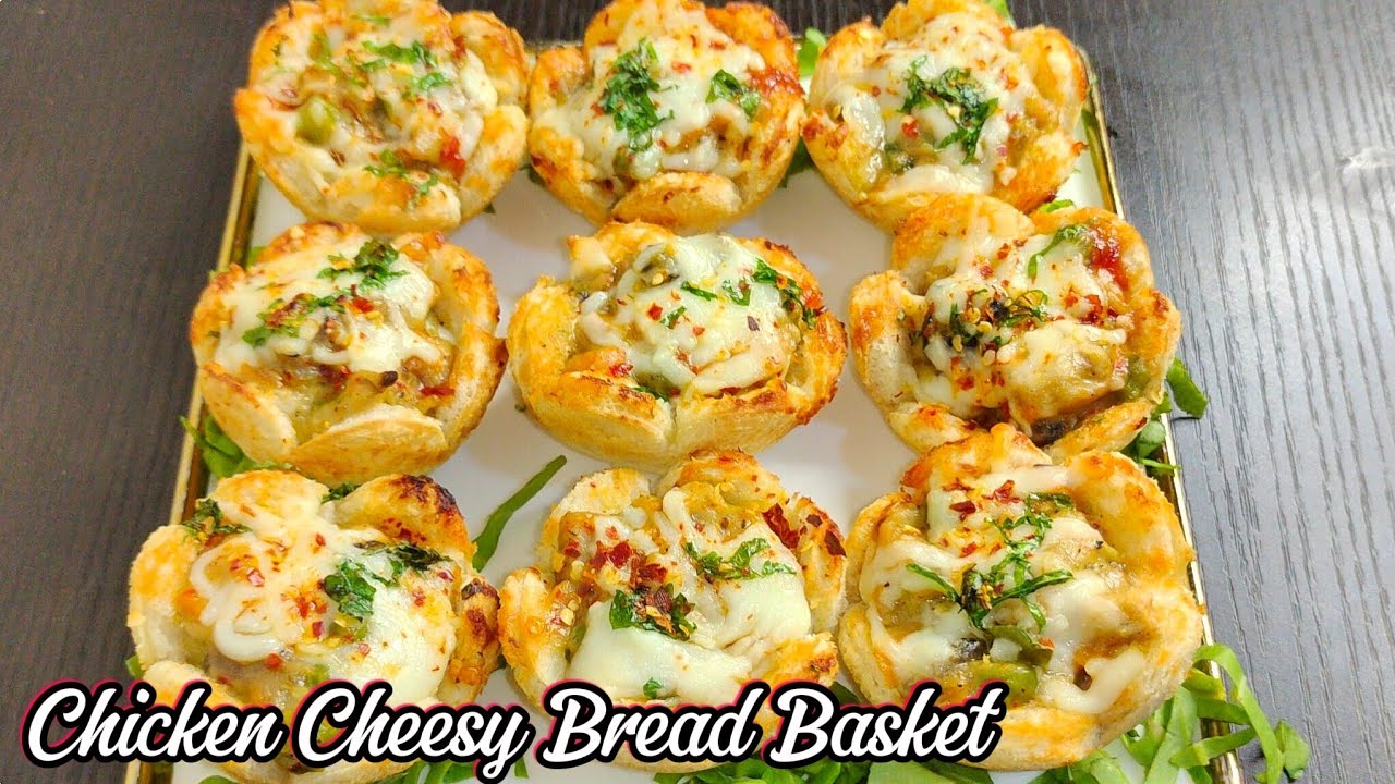 Cheesy Chicken Bread Basket | Ramadan Special Bread Snack Recipe 2026 | Easy Iftar Recipe |