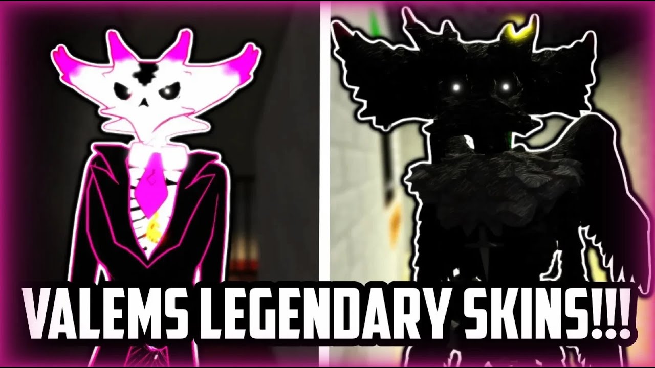 ALL VALEMS LEGENDARY SKINS - Pillar Chase 2 - Roblox