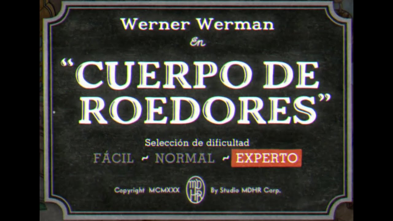 Cuphead modo experto - calificación S "Werner Werman"