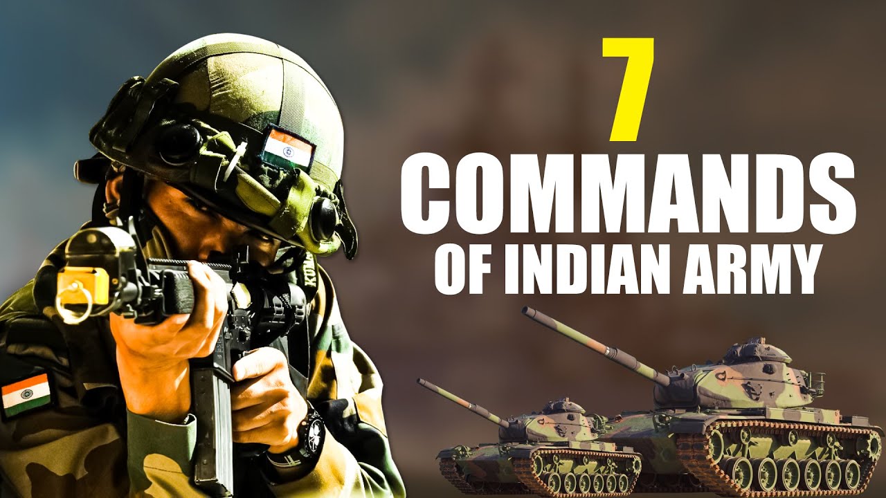 7 Commands Of Indian Army And Their Headquarters | Commands in Indian Army #indianArmyCommands