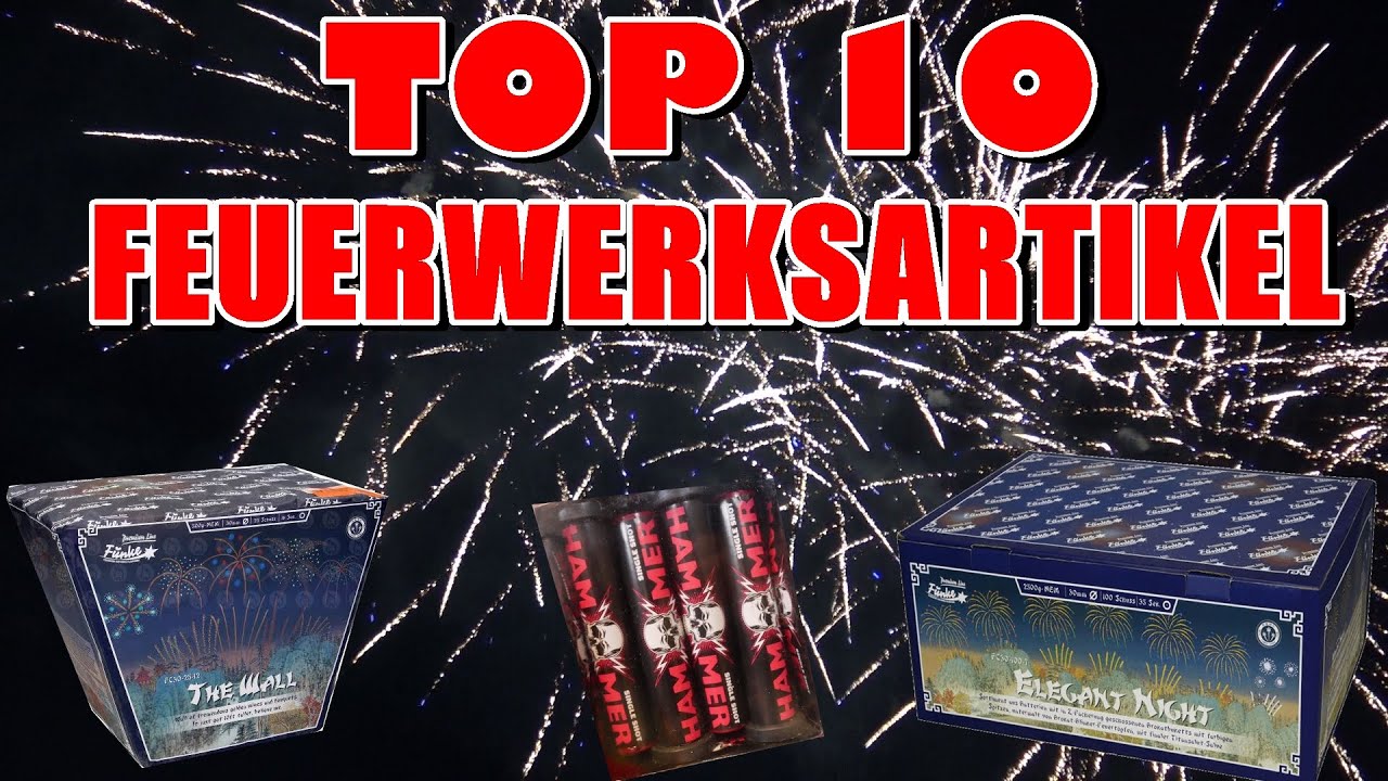 TOP 10 Feuerwerksartikel I PyroMan