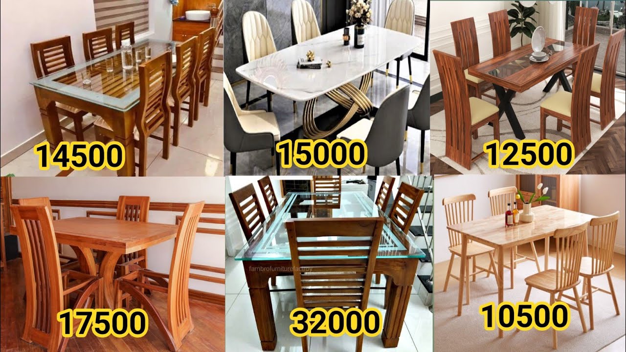 Wooden dining table design with price|Dining table set 6 seater wooden|Wooden dining table|