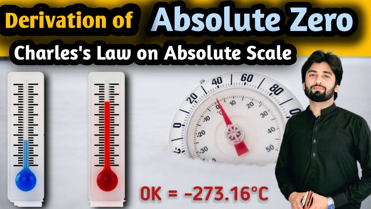 Derivation of Absolute Zero | Charles's Law on Absolute Scale | Absolute Zero #AbsoluteZero #MWS