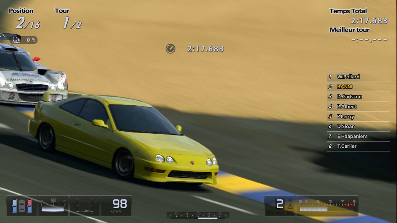 Gran Turismo 5 - Acura INTEGRA TYPE R '01 (HYBRiD) PS3 Gameplay