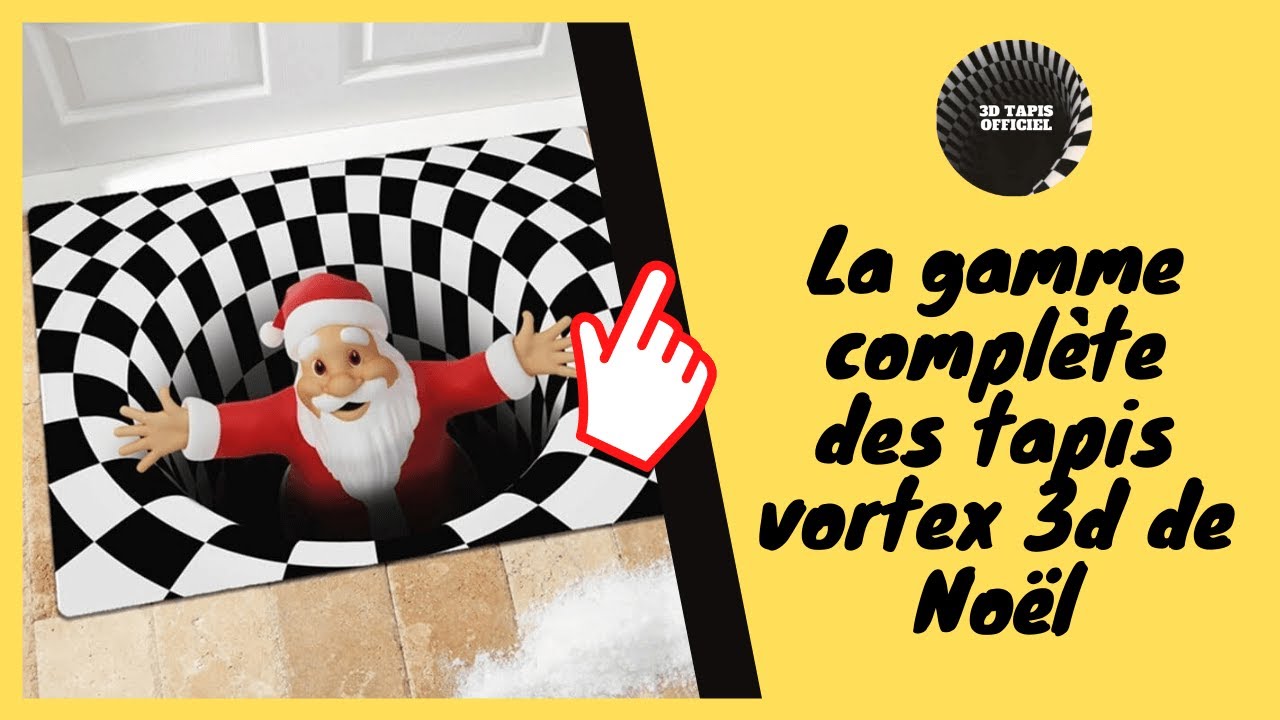 Envie de passer un No&euml;l exceptionnel 🎅 ? Optez pour notre tapis vortex 3d pour No&euml;l 😍#christmasgifts